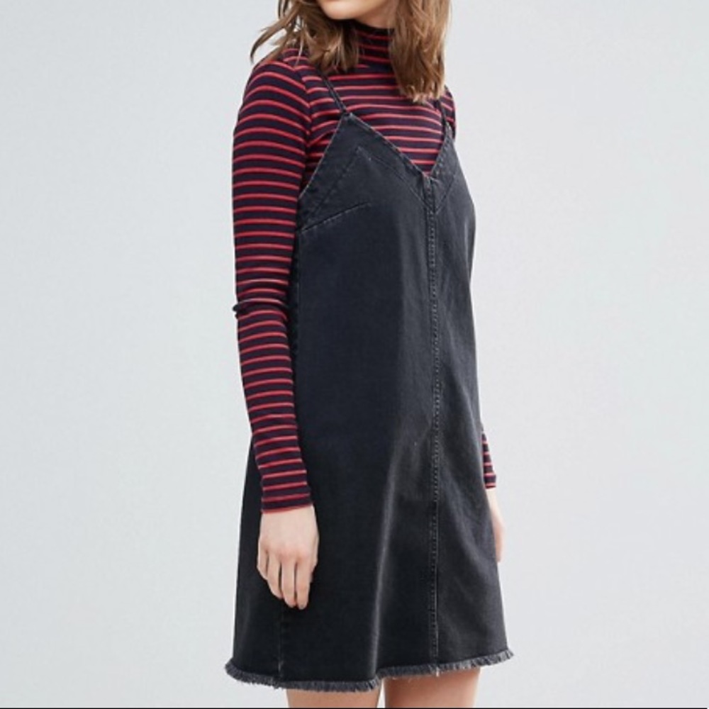 Denim slip dress